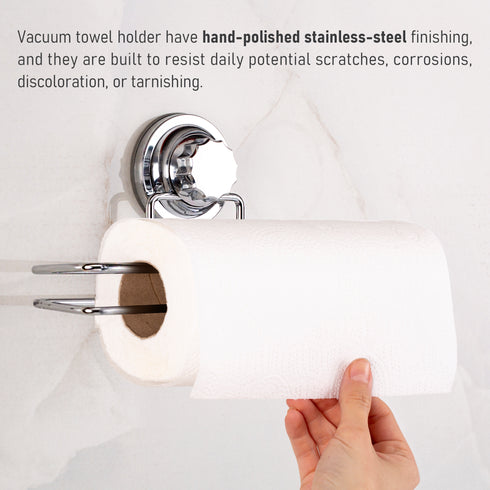 Paper Towel Holder with Vacuum Suction Cup